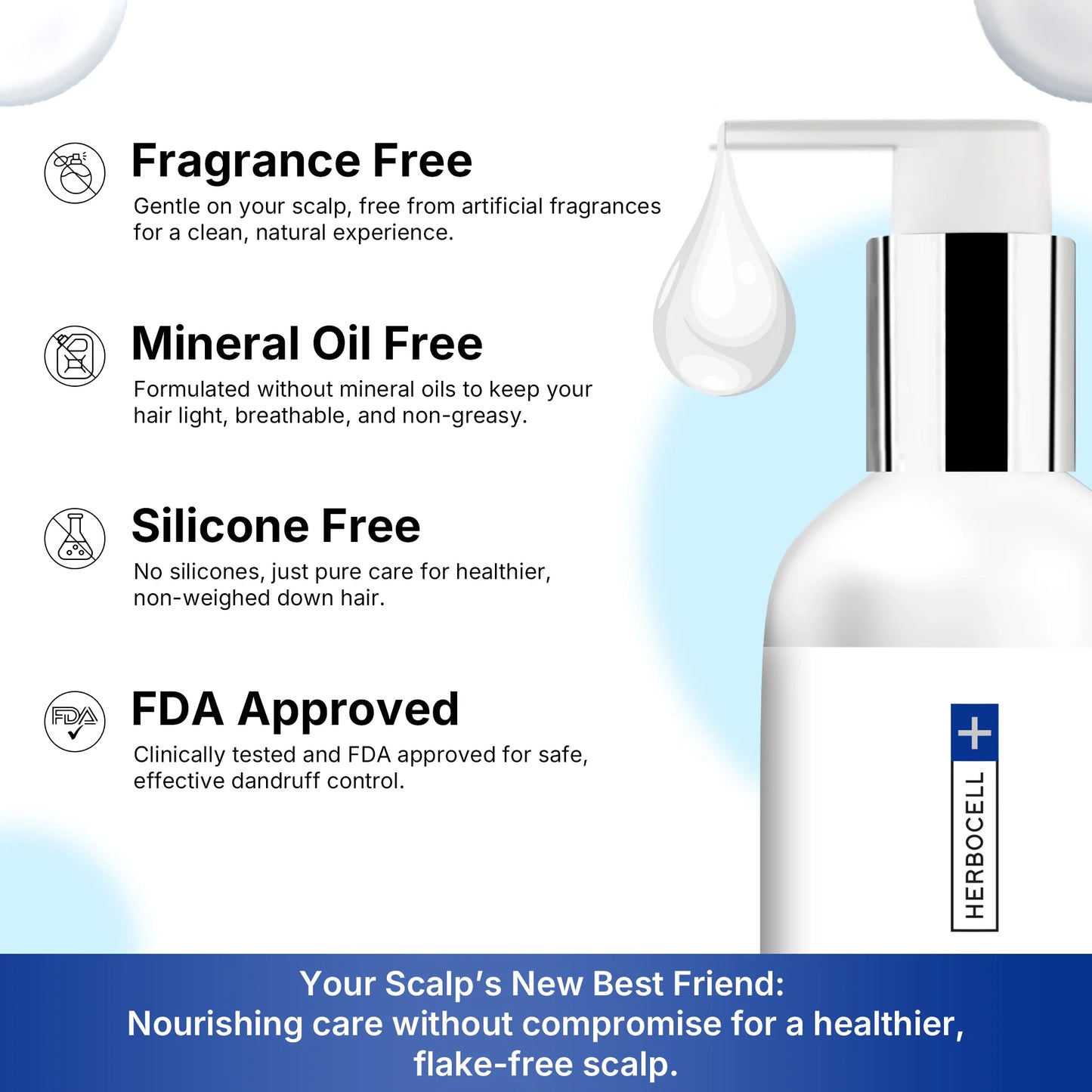 VRH Dandruff Control Shampoo | Haironomics