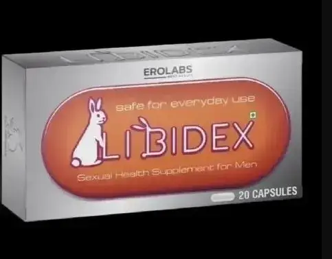 Erolabs Libidex Capsules – Ayurvedic Herbal Supplement for Men's Daily Wellness