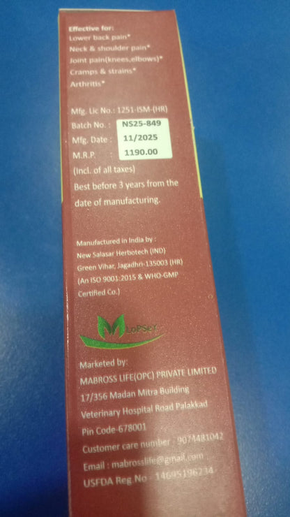 APGAR Lumbar Pain Relief Spray 50ml | Topical Analgesic Spray