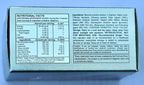Nutritional facts and ingredients label on a supplement package.