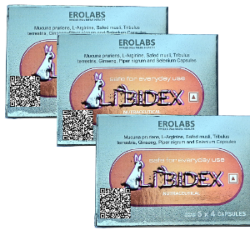 XXX Plus Erolabs Libidex Capsules – 3 Packs for ₹4400 | Power & Vitality Combo