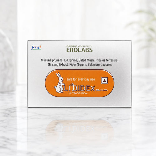 Erolabs Libidex Capsules – Ayurvedic Herbal Supplement for Men's Daily Wellness